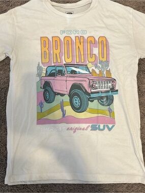 Ford Kids Bronco Graphic Tee - Pink, Yellow, Blue